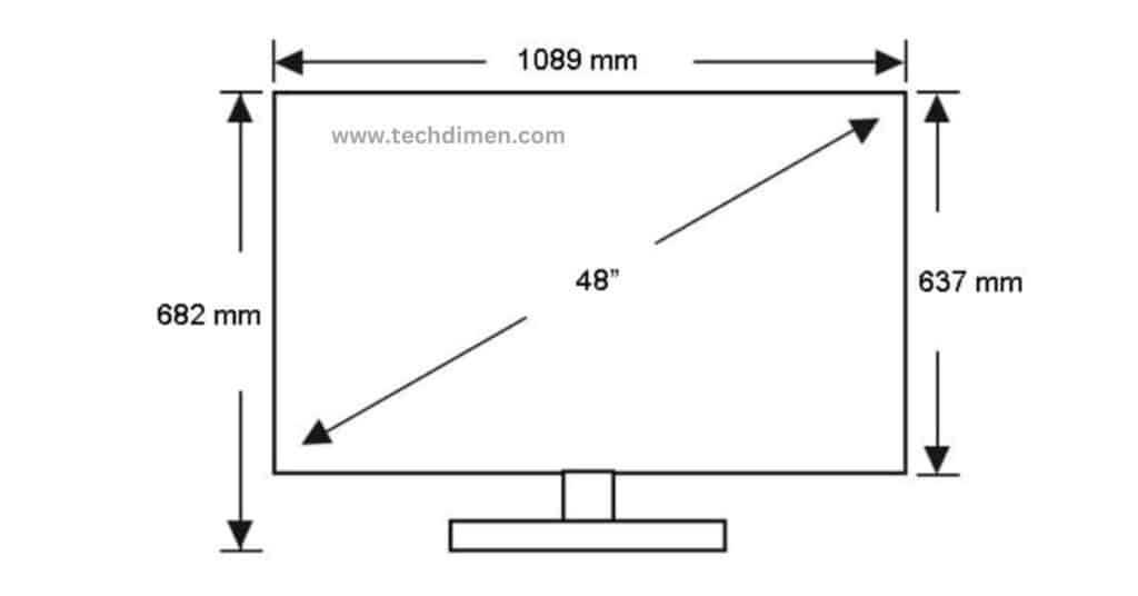 Exact Width in Inches and Centimeters