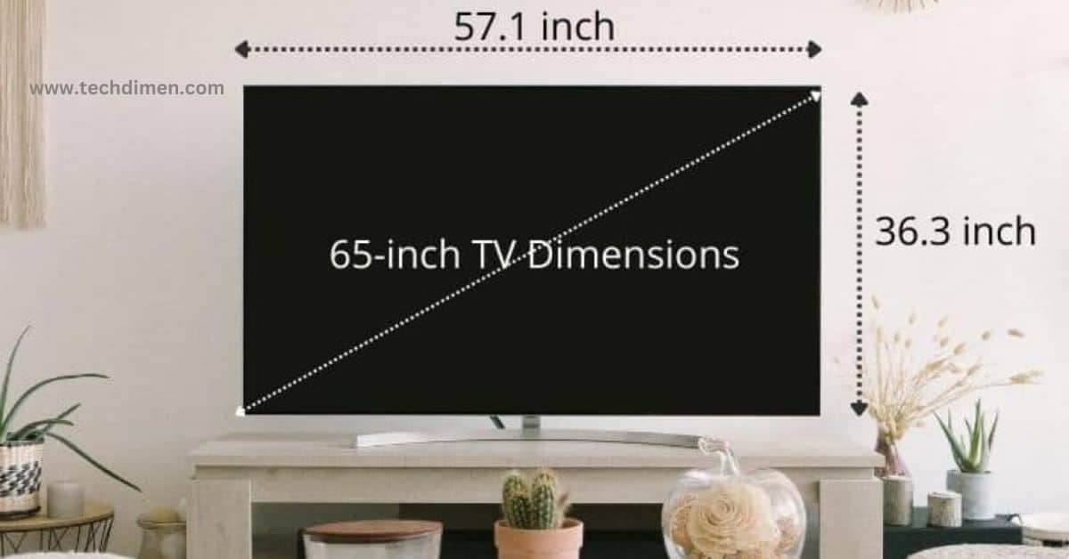 wide 65 inch tv