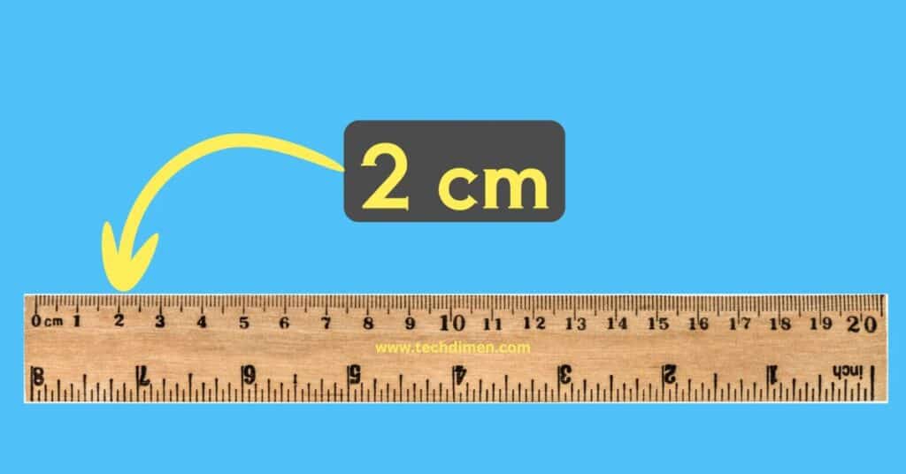 how big is 2 cm?