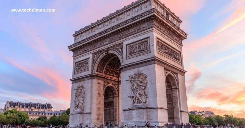 Half of the Arc de Triomphe