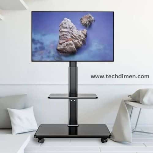 Adjustability and Mobility tv stand for 70 inch tv