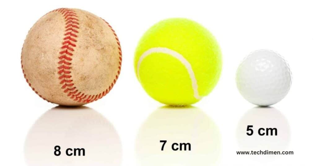 Baseball or Tennis Ball Diameter 10 Centimeters Long