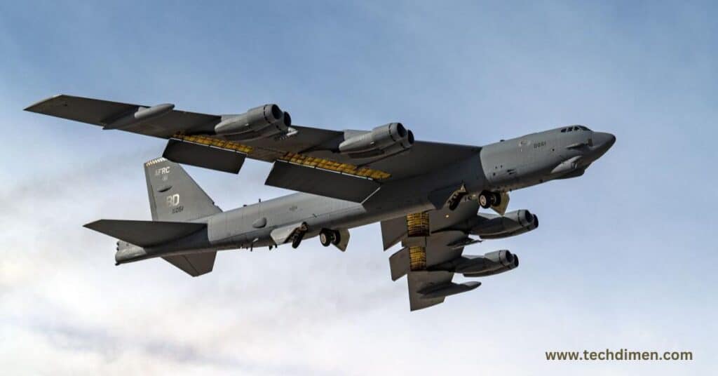 Bombers like the B-52 Stratofortress