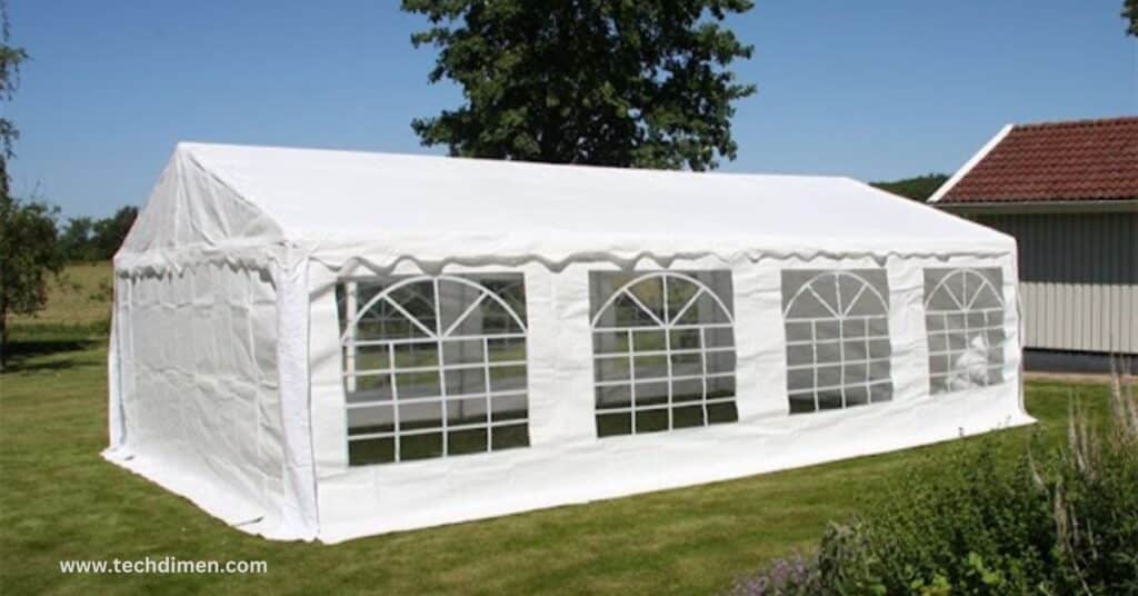 A 10x10 Canopy Tent 100 square feet