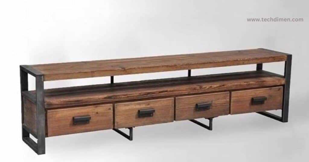 Rustic and Industrial Designs 42 INCH TV STAND