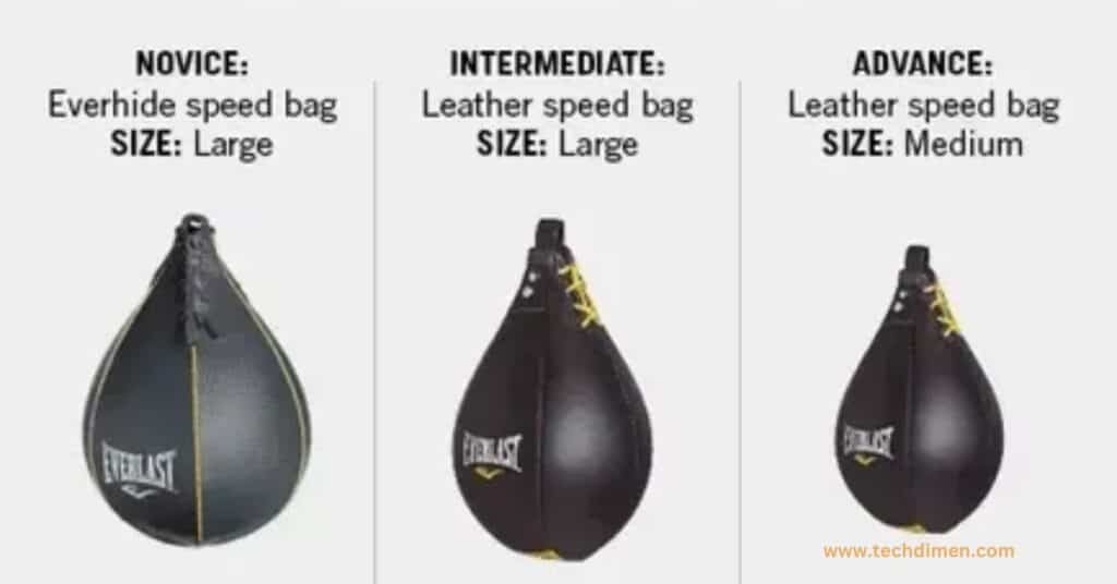 Speed Bag sizes