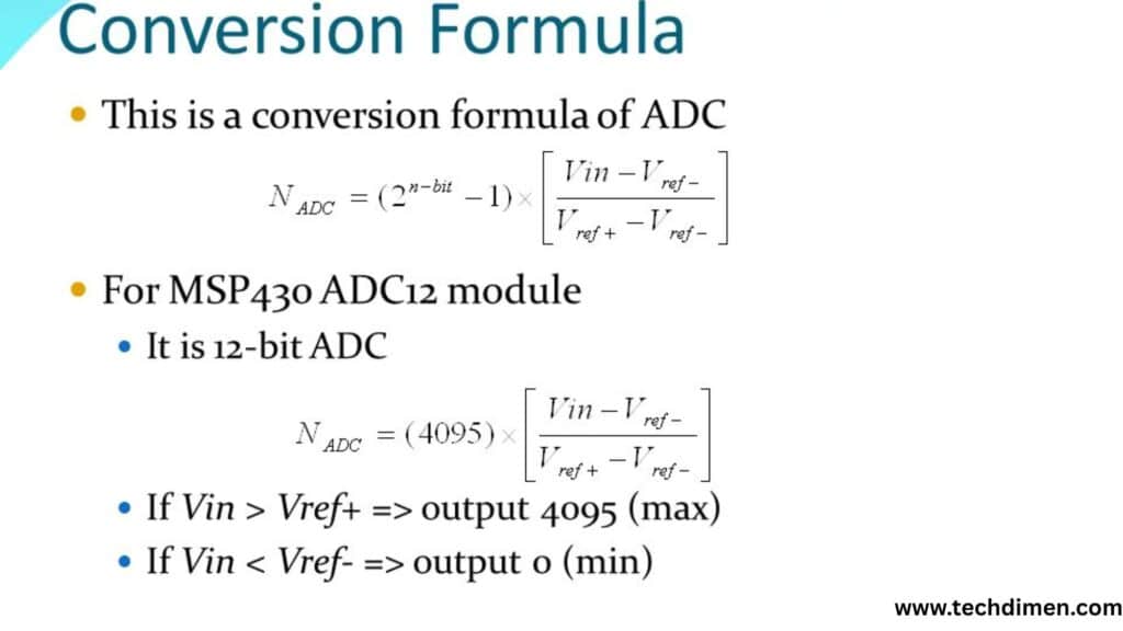 The Conversion Formula