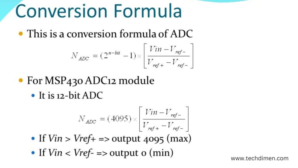 Step 1: Understand the Conversion Formula