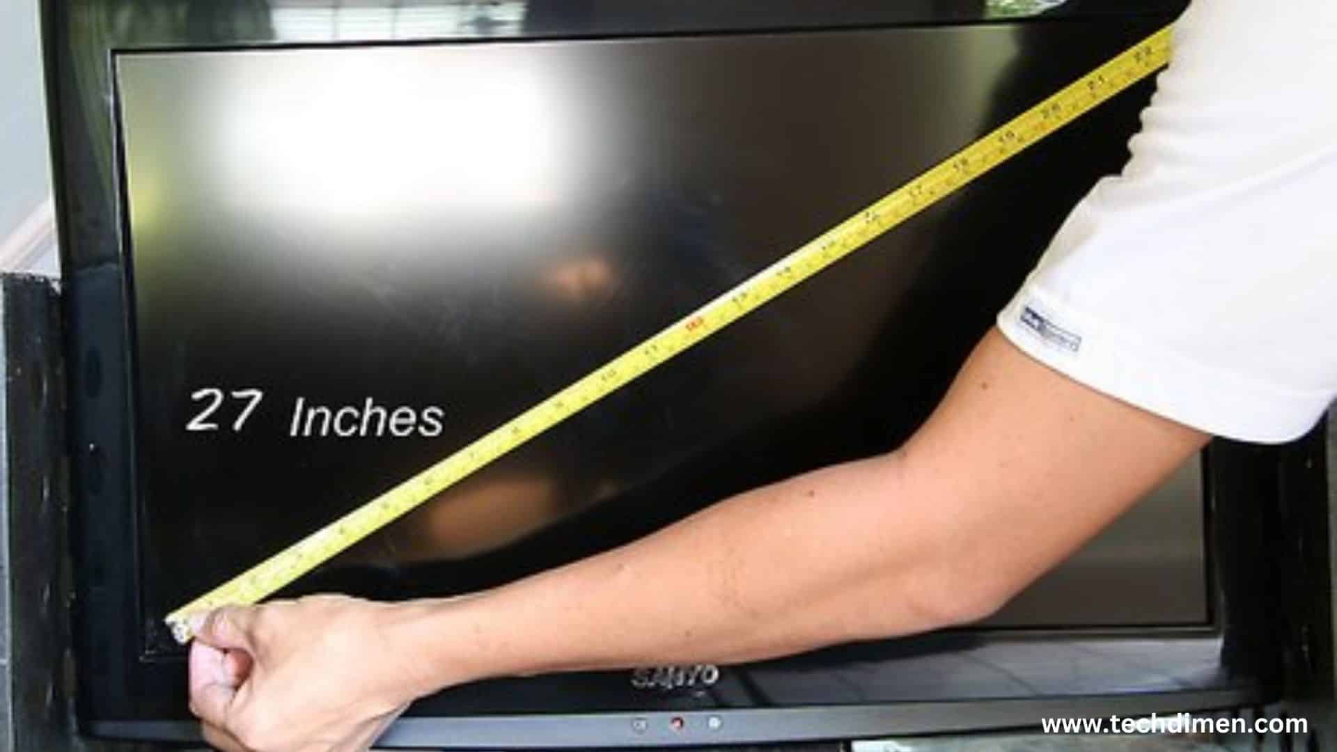 How To Measure Size Of Tv