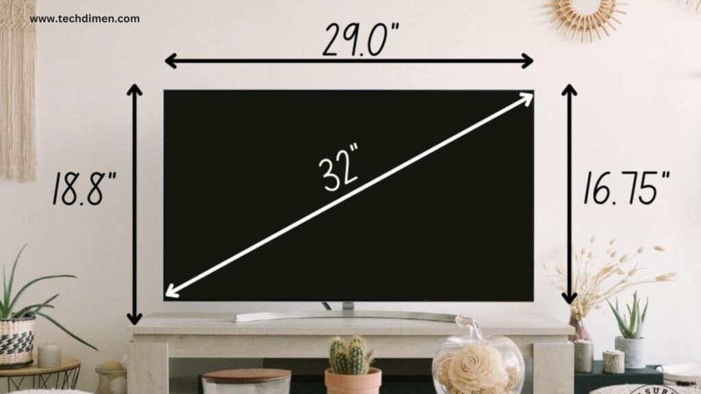 How to Physically Measure a TV Screen