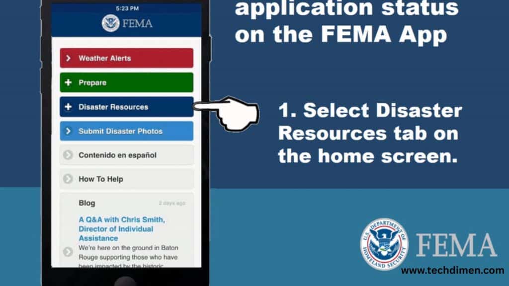 How to Cancel FEMA Application by Phone